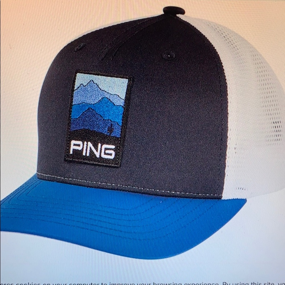 Ping Golf Patch Cap - Navy/Royal/White